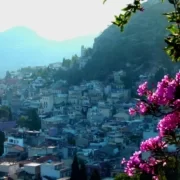 Taormina,_Sicily Красивый вид Таормины